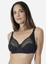 Sassa Bügel-BH mit verstärktem Rückteil SCHWARZ