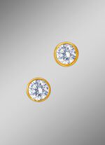 Massive Brillant-Ohrstecker 