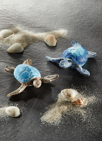 Schildkröte aus Holz, 2er-Set 