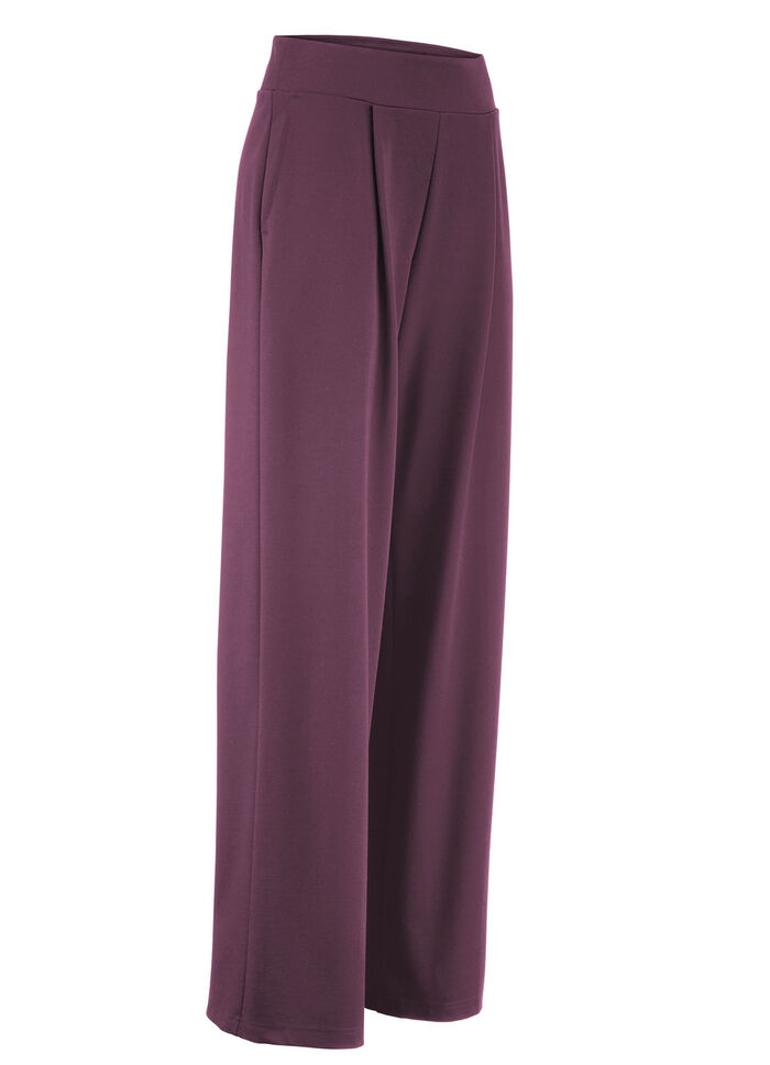 Hose mit weitem Beinverlauf BORDEAUX