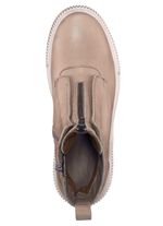 Libelle Bootie aus Nappaleder mit Zier-Rei&szlig;verschluss TAUPE