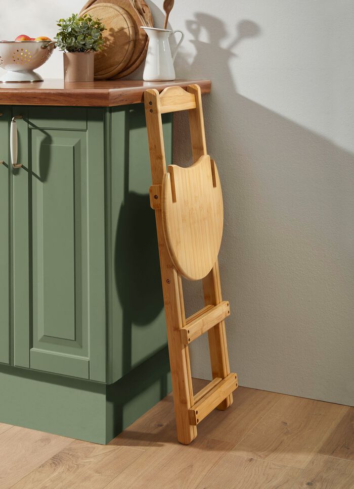 Klapp-Hocker aus Bambus 