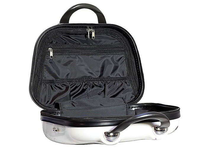 Beautycase Butterfly mit unterteiltem Innenfach 