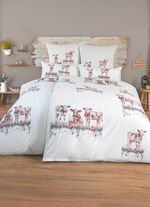 Polycotton-Bettwäsche-Garnitur mit Reißverschluss 