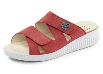 ELENA EDEN, bequeme Damen-Pantoletten, Weite H, mit herausnehmbarem Fußbett 