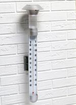 Thermometer mit Solarleuchte  