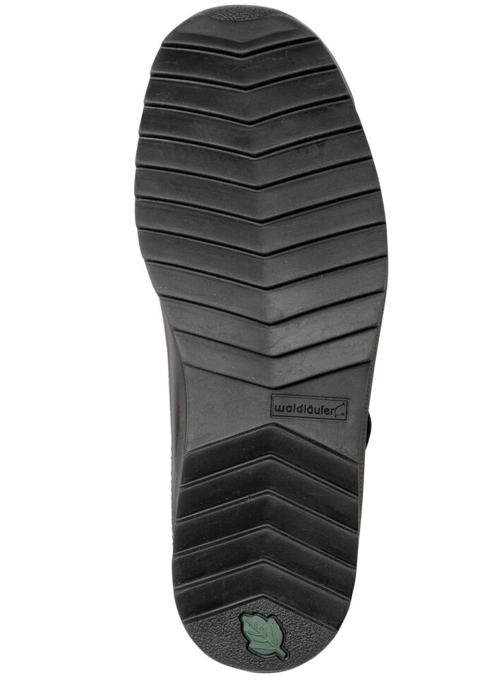 Waldläufer, gefütterte Herren-Boots, Winterschuhe, Weite K, mit Lammfell SCHWARZ