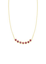 Halskette in Gold mit Rubin 