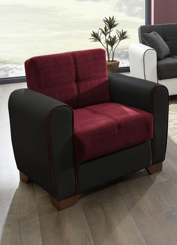 Polsterm&ouml;bel mit Bettfunktion und Bettkasten 