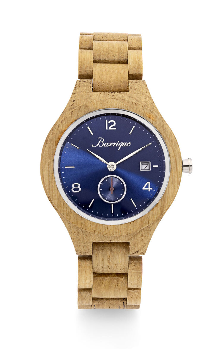 Einzigartige Herrenuhr aus Eichenholz 