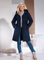 Kurzmantel mit fester Kapuze 