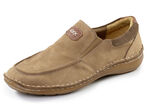 GINO GALANTE, leichte Herren-Slipper, mit herausnehmbarem Fußbett CAMEL