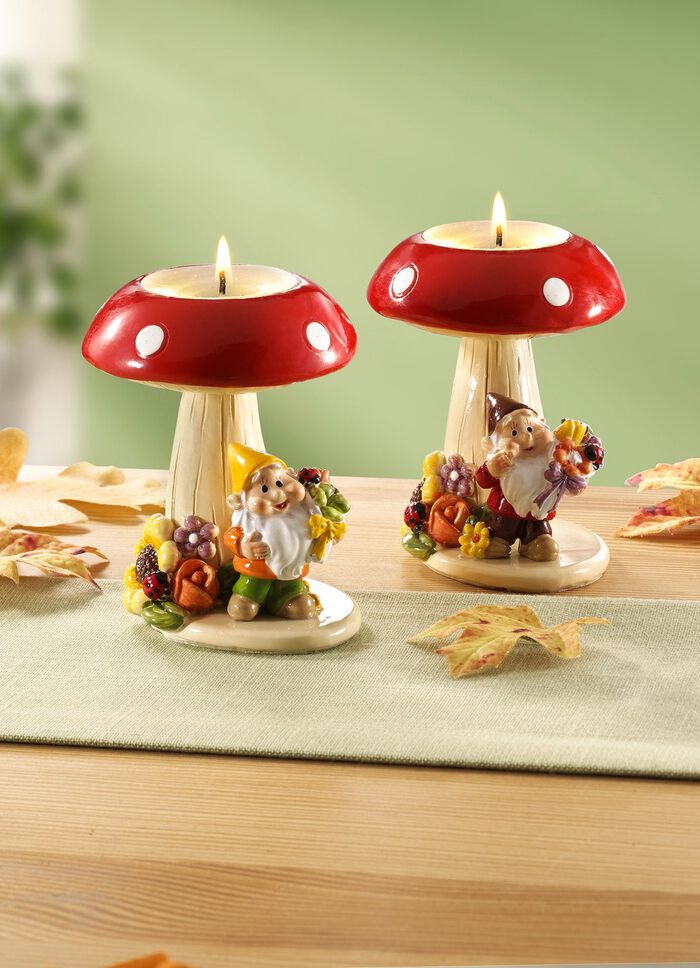 Originell gestaltete Teelichthalter, 2er-Set 