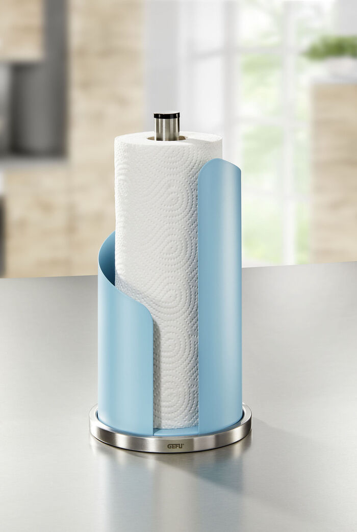 Rollenhalter – aus Edelstahl BLAU