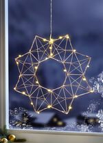 LED-Stern aus Edelstahl KUPFER