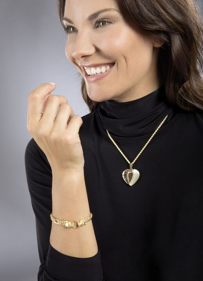 Anhänger Herz-Medaillon 