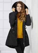 Parka mit Plüsch-Innenausstattung in der Kapuze 