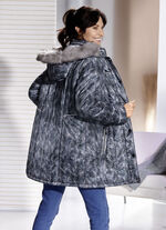 Longjacke mit abnehmbarer Kapuze 