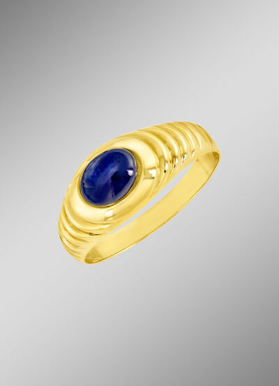 Damenring mit echt Safir 