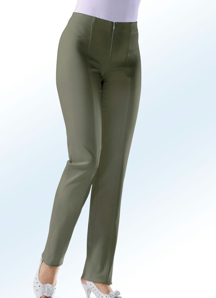 Soft-Stretch-Hose in 11 Farben OLIV
