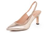 Peter Kaiser Sling-Pumps mit funkelndem Glitzersteinchen-Besatz GOLD