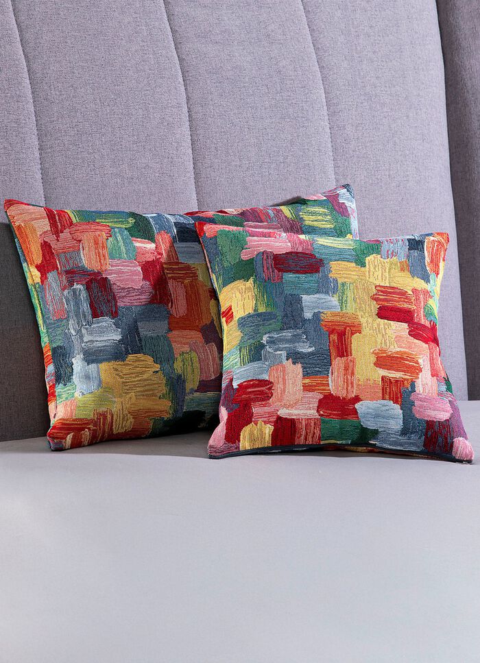 Kissenbezug mit Rei&szlig;verschluss BUNT