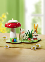 Teelichthalter aus Holz 