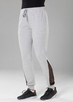 Freizeithose mit Netzeinsatz in 4 Farben 