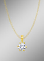 Massiver Brillant-Anhänger 