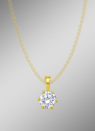 Massiver Brillant-Anhänger 