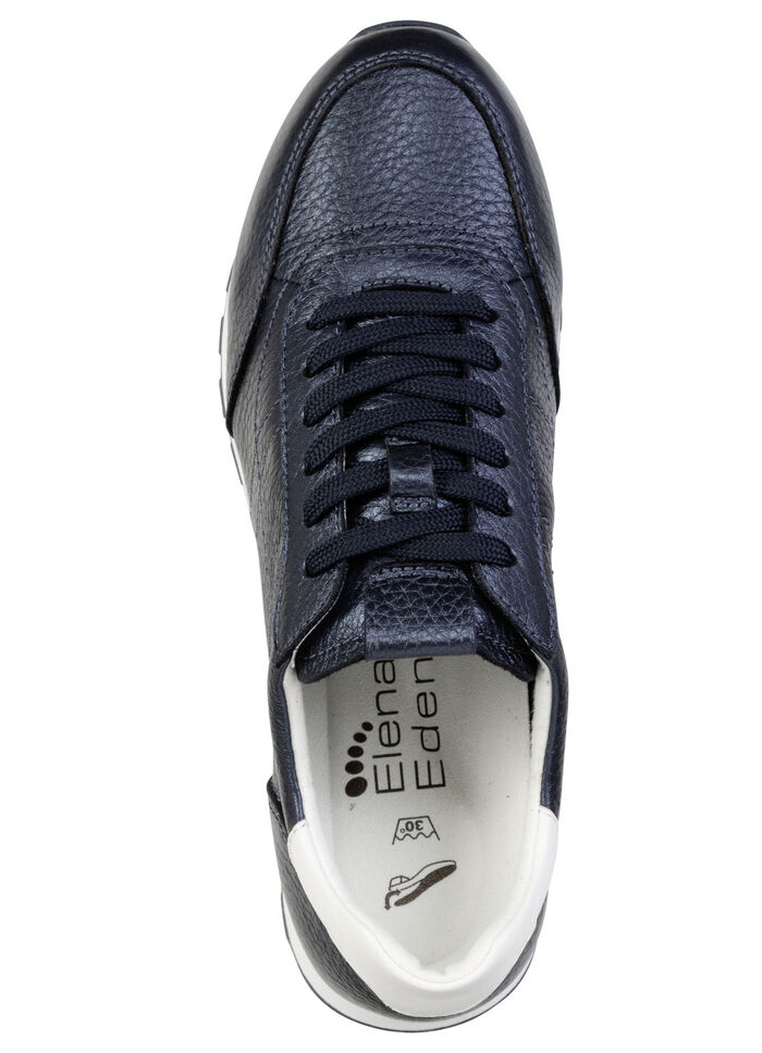 ELENA EDEN, komfortable Damen-Sneaker, Weite G, mit herausnehmbarem Fußbett MARINE