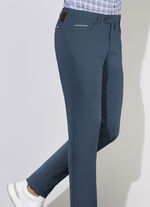 "Brühl"-Hose mit Bundübertritt in 3 Farben DUNKELBLAU