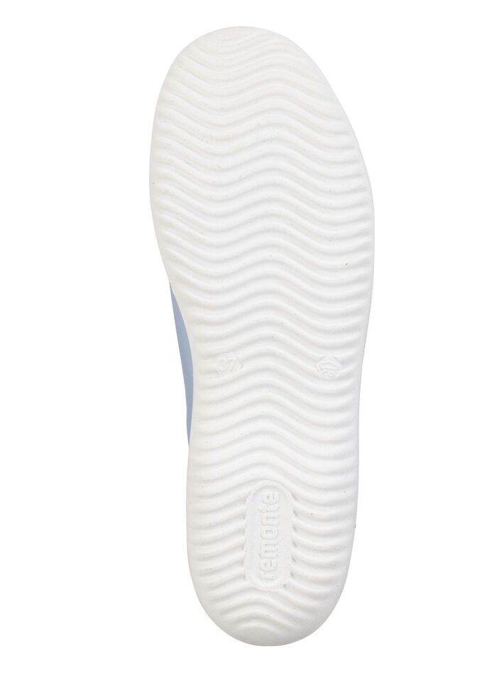 Remonte Schnürschuh mit metallisch geprägtem Einsatz HELLBLAU