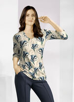 Shirt mit farbbrillantem Allover-Druck 