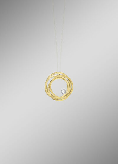 Edler Anhänger mit Brillant 