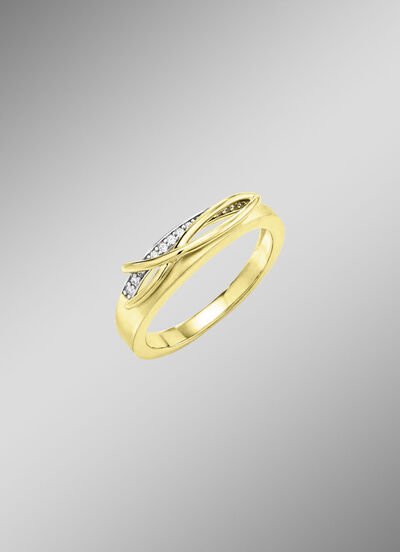 Damenring mit Zirkonia 