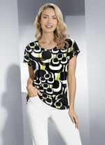 Shirt mit überschnittener Schulterpartie 