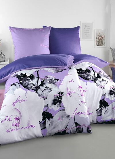 Romantische Bettw&auml;sche-Garnitur von Grund 