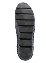 Gemini Schnürschuh aus gelochtem Nappaleder BLAU