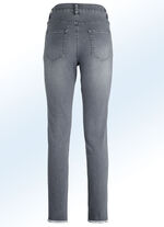 Kn&ouml;chellange Jeans in 5-Pocket-Form ANTHRAZIT