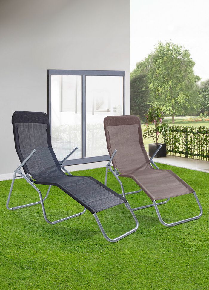 XXL-Wellness-Liege mit strapazierf&auml;higem Textilbezug 