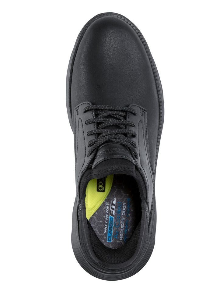 SKECHERS Slipper mit geformter Slip-Ins Fersenplatte SCHWARZ