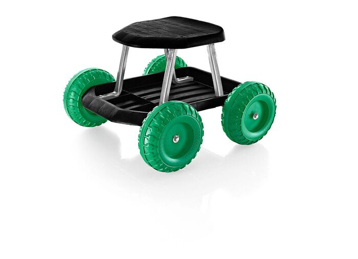 Rollsitz mit stabilem Stahlrohrgestell 