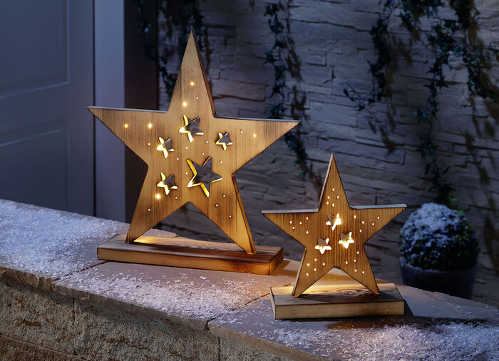 LED-Holzstern 