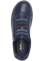 Andrea Conti Sneaker mit bunten Gummib&auml;ndern DUNKELBLAU