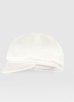 Seeberger, Damen-Ballonmütze mit schmalem Schirm WOLLWEISS