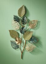 Wanddekoration aus robustem Metall 