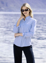 Bluse im Streifen-Dessin 