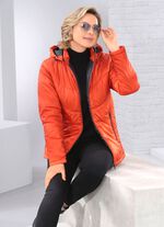 Jacke mit Reißverschlusstaschen KÜRBIS