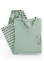 Zweierpack Schlafanz&uuml;ge mit V-Ausschnitt 